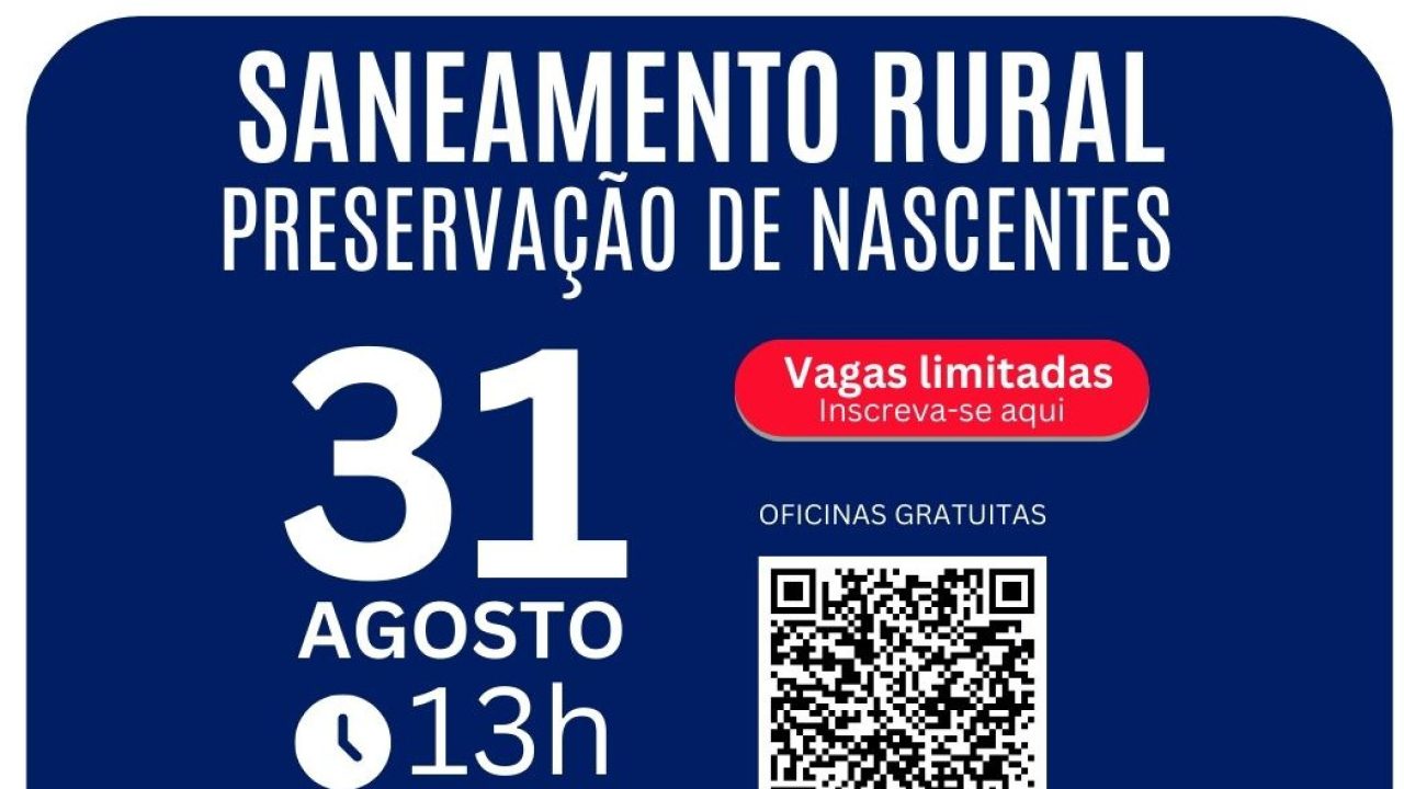 Oficina ‘Saneamento rural :  Preservação de nascentes’